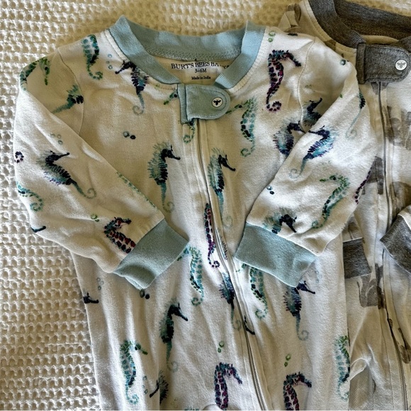 Burts bees footie bundle - Picture 6 of 7